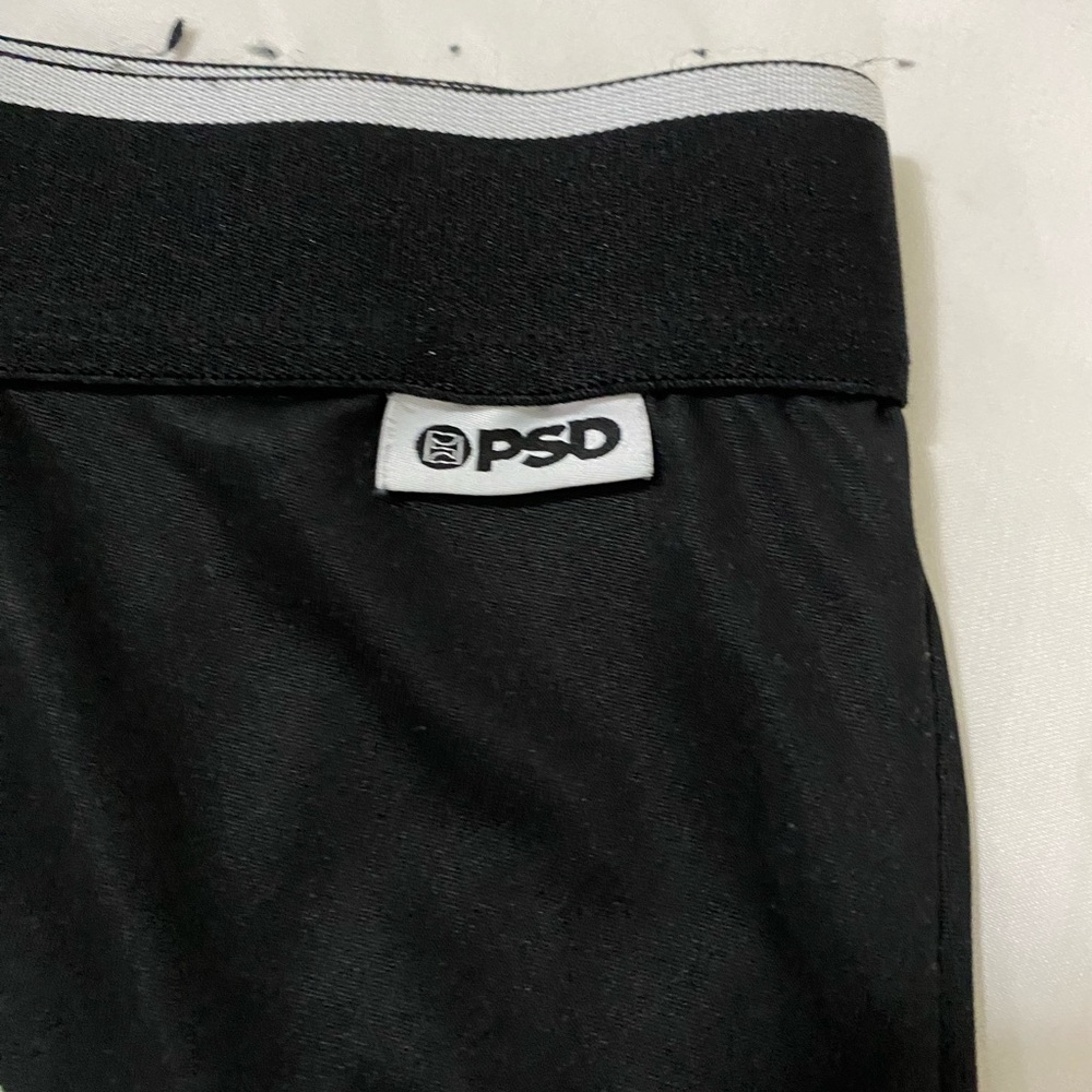 PSD Men’s Black Underwear with White Trim